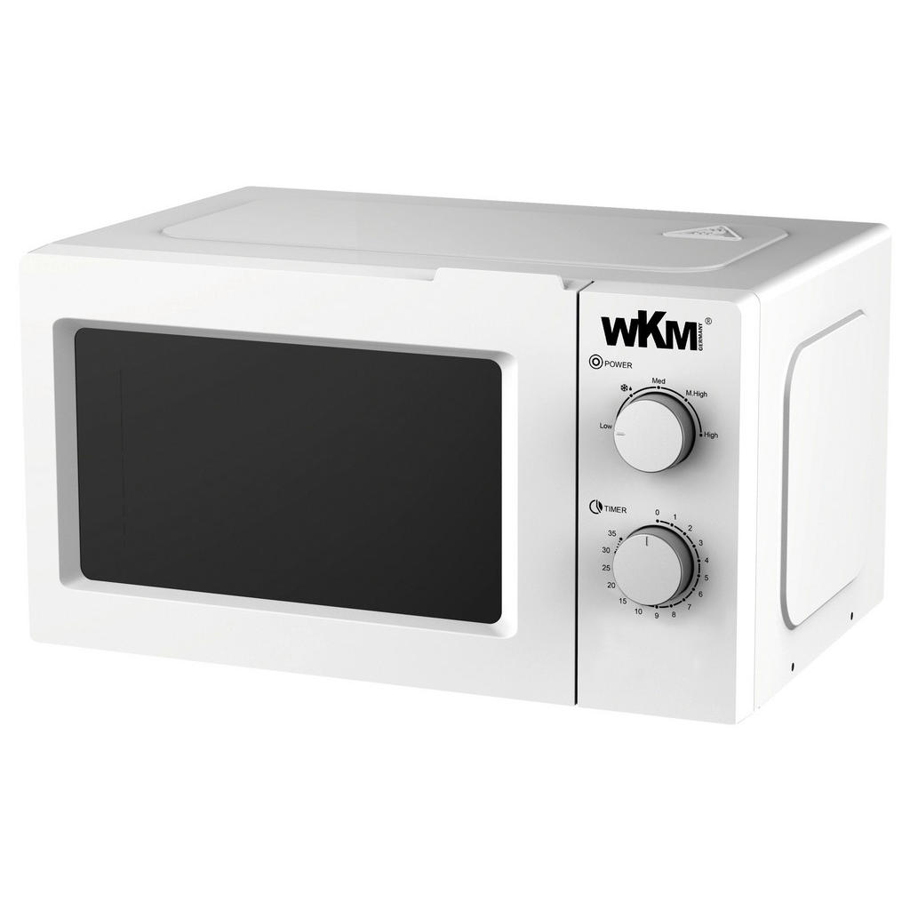 WKM Mikrowelle MW-700.3 weiß Kunststoff B/H/L: ca. 29x49x36 cm