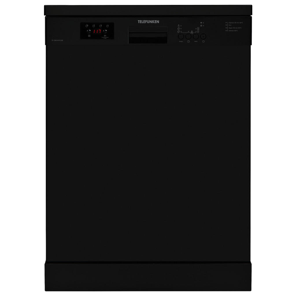 TELEFUNKEN Geschirrspüler TF-DW-6Y1C2B schwarz B/H/T: ca. 60x85x60 cm