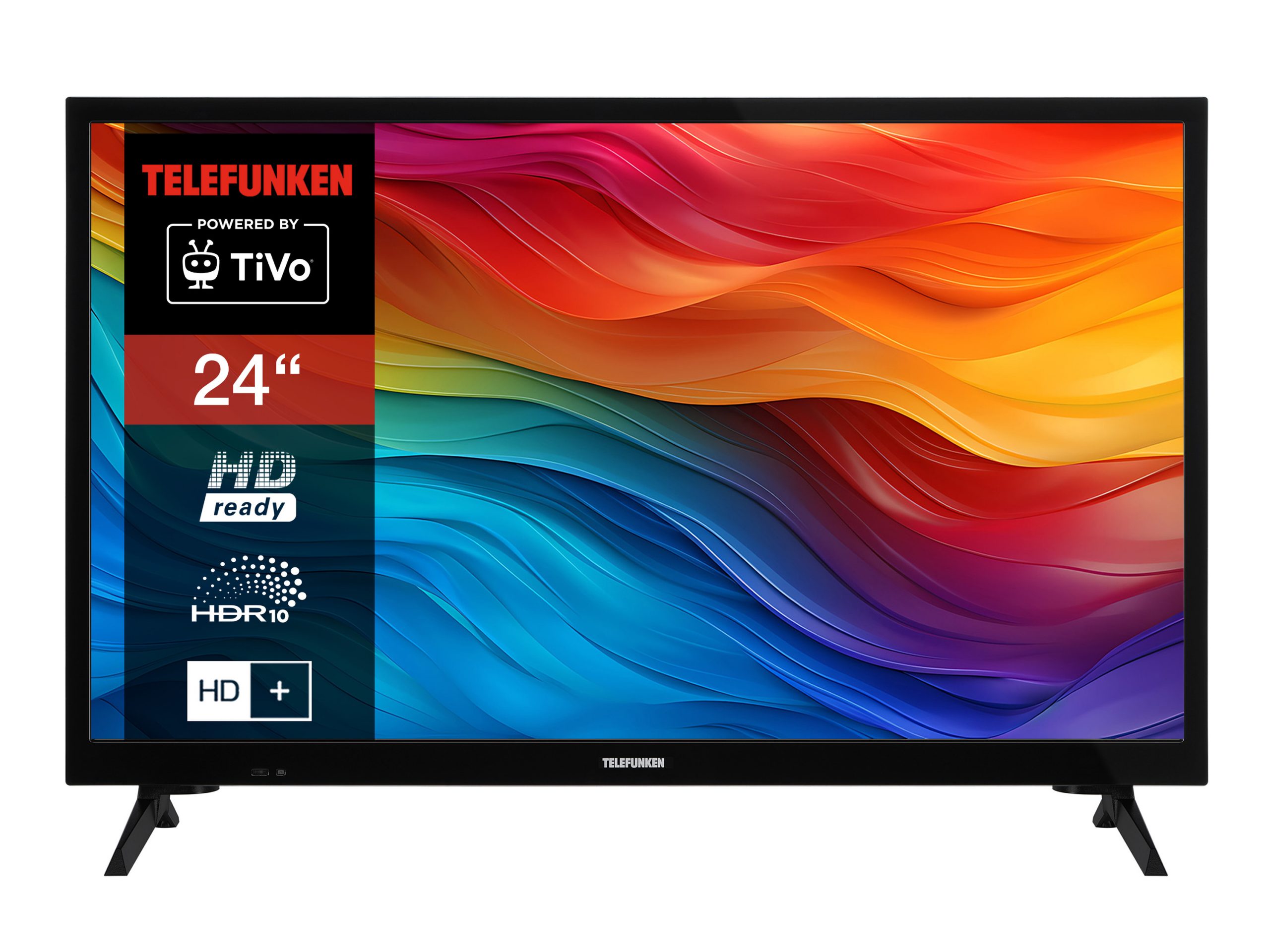 TELEFUNKEN "XH24TO550S" Fernseher 24 Zoll Smart TV powered by TiVo HD-ready, HDR, Triple-Tuner, 6 Monate HD+ inkl.