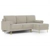 Ecksofa Swanton aus Samt mit Bettfunktion