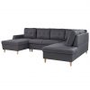 U-förmig Ecksofa Whitlow mit Bettfunktion